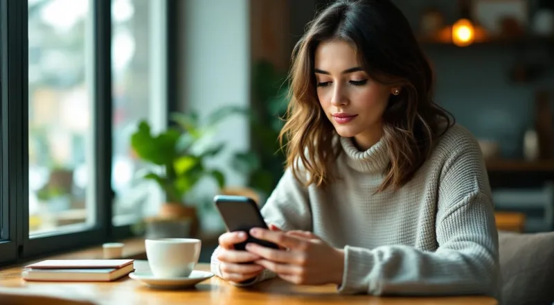 Jeunes femmes et applications de rencontre