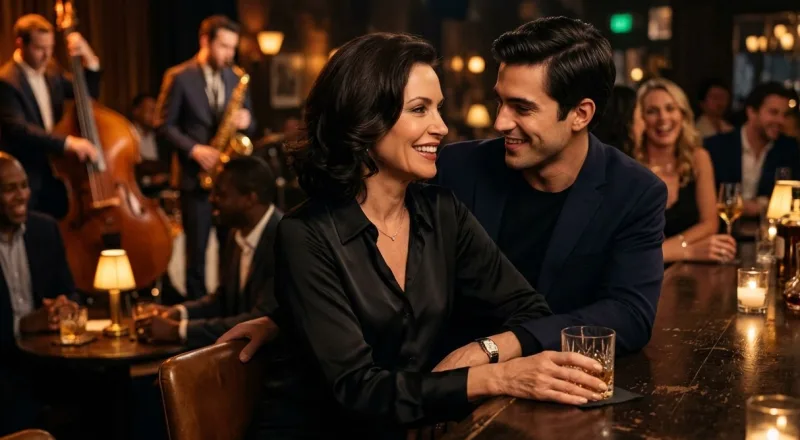 cougar et jeune macho