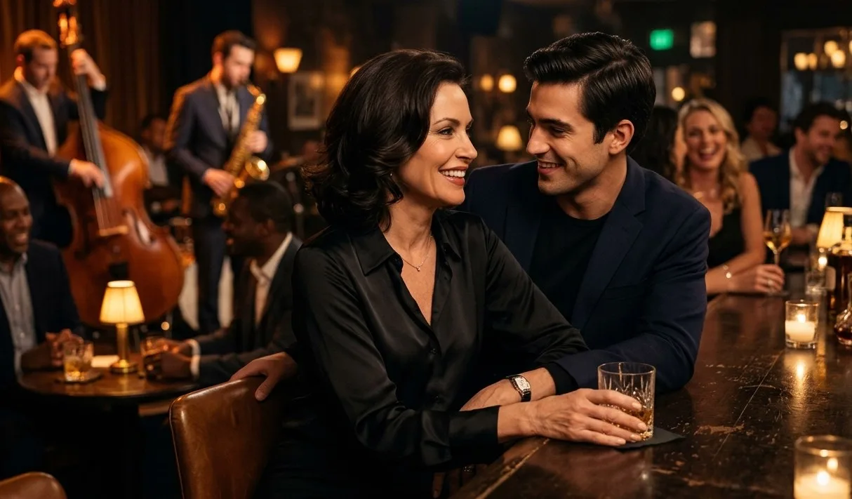 cougar et jeune macho